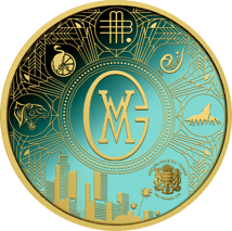 1 Unze Silber Marc Gebauer Bora Bora (Auflage: 100 | Polierte Platte | coloriert)