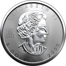 1 Unze Silber Maple Leaf Merry X-Mas 2023 (Auflage: 2.023 | coloriert)