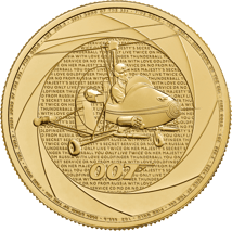 1 Unze Gold James Bond 2024 Six Decades of 007 - Bond of the 60s (Auflage: 5.000)