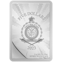 2 Unze Silber Batman Action Comix 2023 PP (Auflage: 1.000 | coloriert | Polierte Platte)