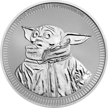 1 Unze Silber Star Wars Grogu Baby Yoda 2023 (Auflage: 50.000)