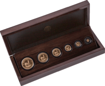 Krügerrand 6 Goldmünzen Prestige Set 2024 (Auflage: 500 | Polierte Platte)