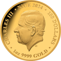 1 Unze Gold Baby Dingo Cut & Cuddly 2024 (Auflage: 99 | coloriert | Polierte Platte)