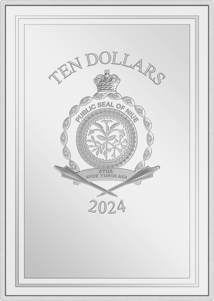 5 Unze Silber Die Dunkle Bedrohung Posters 2024 PP (Auflage: 200 | coloriert | Polierte Platte)