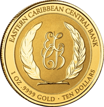 1 Unze Gold EC8 St. Vincent & The Grenadines - Humpback Whale 2023 (Auflage: 2.500 | Blisterkarte)