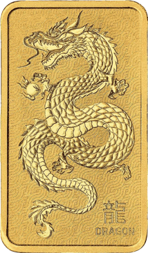 1 Unze Goldbarren Perth Mint Lunar Drache