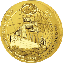 1 Unze Gold Ruanda Nautical Serie - Great Eastern 2023 (Auflage: 100)