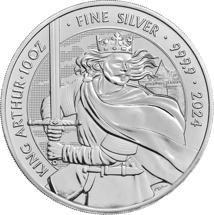 10 Unze Silbermünze Mythen & Legenden King Arthur 2024