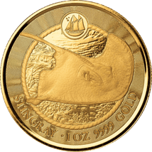 1 Unze Gold Cayman Islands Stachelrochen 2023 (Auflage: 1.000)