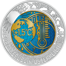 2 Dollar Niob Erderwärmung 2023 (Auflage: 65.000)