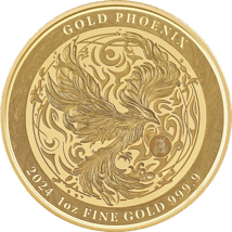 1 Unze Gold Niue Phönix 2024 (Auflage: 10.000)