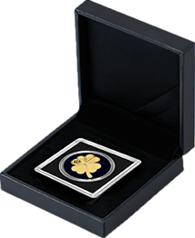 Gold Kleeblatt Münze