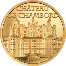 0,5g Gold Château de Chambord 2024 PP (Auflage: 5.000 | Polierte Platte)