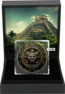 Aztekenkalender 2022 (Auflage: 100 | coloriert | teilvergoldet)