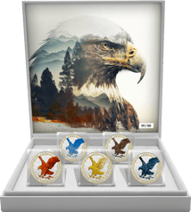 Five Elements Iced Out Set American Eagle 2024 (Auflage: 50 | teilvergoldet)