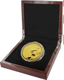 5 Unze Gold African Safari Nashorn 2018 PP (Auflage: 50 | Zertifikat Nr. 1)