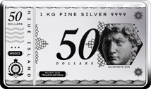 1 kg Silber Banknote Münzbarren Niue 2024 (Auflage: 5.000)