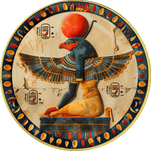 1 Unze Silber Ägypten Ra 2024 (Auflage: 50 | coloriert | teilvergoldet)