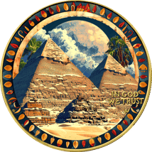1 Unze Silber Ägypten Tutanchamun 2024 (Auflage: 50 | coloriert | teilvergoldet)