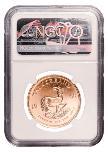 1 Unze Gold Krügerrand 1968 (MS 66 | Rarität | Slab)