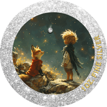 1 Unze Silber Little Prince Iced Out (Auflage: 100 | Iced Out | inkl. Diamant)