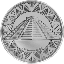 1 Unze Silber Aztekenkalender Cuauhtemoc