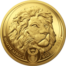 1kg Gold Big Five II Löwe 2022 (Auflage: 15)