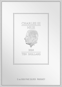 5 Unze Silber König der Löwen Poster 2024 PP (Auflage: 200 | Polierte Platte)