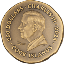 1 Unze Gold Gryphon 2024 (Auflage: 199 | Antik Finish | Ultra High Relief)