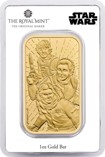 1 Unze Goldbarren Star Wars Light Side