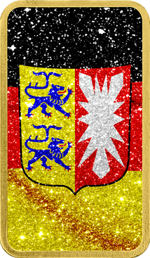 1 Unze Silberbarren Schleswig-Holstein (Auflage: 100 | teilvergoldet)