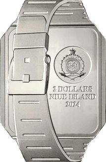 2 Unze Silber Uhr Datenbank 2024 (Auflage: 499 | Polierte Platte)