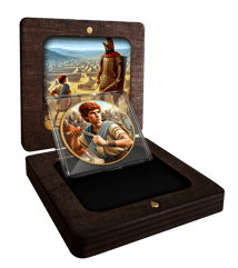 1 Unze Silber David vs. Goliath 2024 (Auflage: 100 | teilvergoldet)