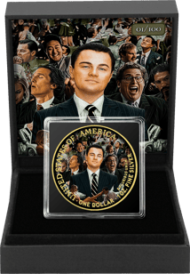 1 Unze Silber Wolf of Wall Street 2024 (Auflage: 100 | teilvergoldet)