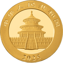 1g Gold China Panda 2025