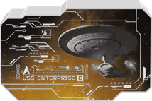 1 Unze Silber Star Enterprise NCC-1701-D (Auflage: 2.000 | Polierte Platte)