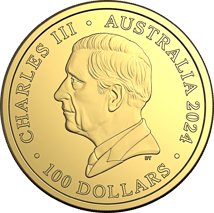 1 oz Gold Australia Zoo Giraffe 2024 (Mintage: 250)
