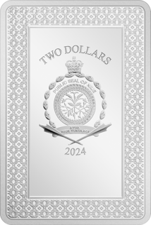 1 oz Silver Tarot Card The Moon 2024 (Mintage: 2,000 | Proof)