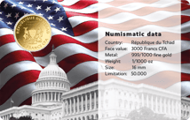 Donald Trump Goldmünze