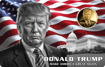 Donald Trump Goldmünze