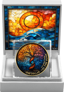 1 Unze Silber Baum des Lebens 2024 (Auflage: 100 | teilvergoldet)