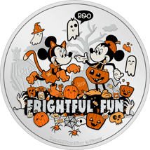 2 Unze Silber Disney Halloween 2024 (Auflage: 1.000 | Polierte Platte)