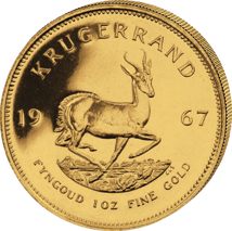1 Unze Gold Krügerrand 1967 (Grading: 97 | Slab | Polierte Platte)