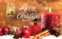 Gold Merry Christmas Münze