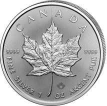 1 Unze Silber Maple Leaf 2025
