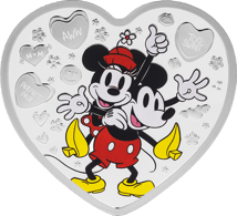 1 Unze Silber Disney I Love Us Mickey & Minnie 2025 (Auflage: 2.000 | Polierte Platte)