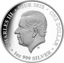 1 Unze Silber Saturn from Titan 2025 (Auflage: 999 | Polierte Platte)