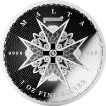 1 Unze Silber Malta 5 Euro Malteserkreuz 2025 (Auflage: 9.000 | Prooflike)