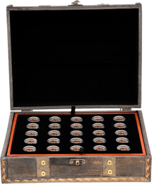 100 x 1/10 Unze Gold Krügerrand 2025 (inkl. Schatztruhe)