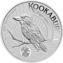 10 Unze Silber Kookaburra (35th Anniversary 2025)